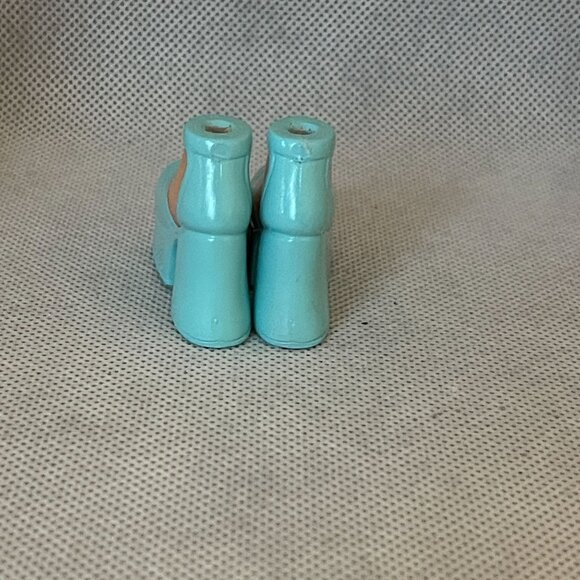 MGA Bratz Doll Pair Feet ShoesTeal Green Platform Shoes - Picture 3 of 3